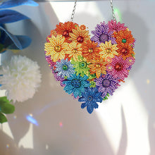 Load image into Gallery viewer, Acrylic Heart Flower Single-Sided Crystal Hanging Home Wall Decor for Wall Decor
