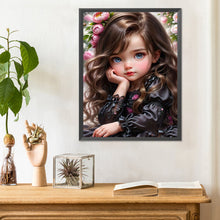 Load image into Gallery viewer, Diamond Painting - Full Round - sweet cool girl (30*40CM)
