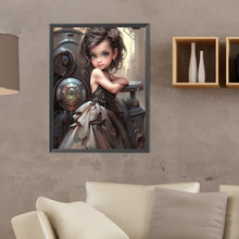 Load image into Gallery viewer, Diamond Painting - Full Round - sweet cool girl (30*40CM)
