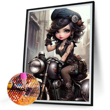 Load image into Gallery viewer, Diamond Painting - Full Round - sweet cool girl (30*40CM)

