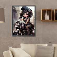 Load image into Gallery viewer, Diamond Painting - Full Round - sweet cool girl (30*40CM)
