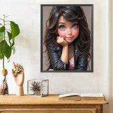 Load image into Gallery viewer, Diamond Painting - Full Round - sweet cool girl (30*40CM)
