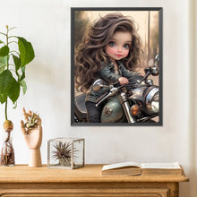 Load image into Gallery viewer, Diamond Painting - Full Round - sweet cool girl (30*40CM)
