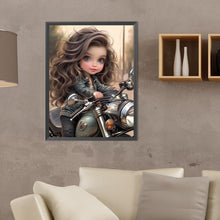 Load image into Gallery viewer, Diamond Painting - Full Round - sweet cool girl (30*40CM)

