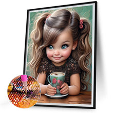 Load image into Gallery viewer, Diamond Painting - Full Round - sweet cool girl (30*40CM)
