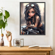 Load image into Gallery viewer, Diamond Painting - Full Round - sweet cool girl (30*40CM)
