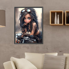 Load image into Gallery viewer, Diamond Painting - Full Round - sweet cool girl (30*40CM)
