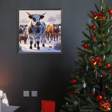 Load image into Gallery viewer, Diamond Painting - Full Round - dairy cow (40*40CM)
