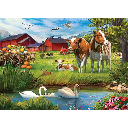 Diamond Painting - Full Square - country farm (70*50CM)