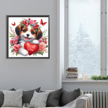 Load image into Gallery viewer, Diamond Painting - Full Round - loving puppy (30*30CM)
