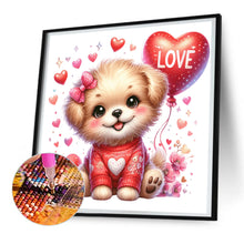 Load image into Gallery viewer, Diamond Painting - Full Round - loving puppy (30*30CM)

