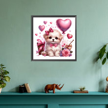 Load image into Gallery viewer, Diamond Painting - Full Round - loving puppy (30*30CM)
