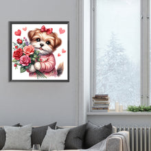 Load image into Gallery viewer, Diamond Painting - Full Round - loving puppy (30*30CM)
