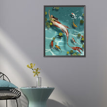 Load image into Gallery viewer, Diamond Painting - Full Round - beauty koi (40*50CM)
