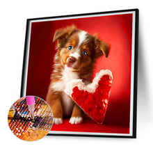 Load image into Gallery viewer, Diamond Painting - Full Round - love and puppy (30*30CM)
