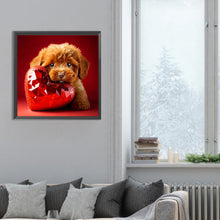 Load image into Gallery viewer, Diamond Painting - Full Round - love and puppy (30*30CM)
