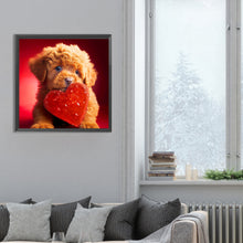 Load image into Gallery viewer, Diamond Painting - Full Round - love and puppy (30*30CM)
