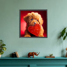 Load image into Gallery viewer, Diamond Painting - Full Round - love and puppy (30*30CM)
