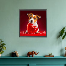 Load image into Gallery viewer, Diamond Painting - Full Round - love and puppy (30*30CM)
