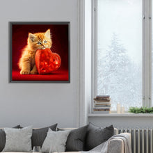 Load image into Gallery viewer, Diamond Painting - Full Round - Love and kitten (30*30CM)

