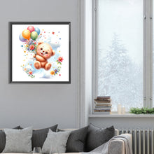 Load image into Gallery viewer, Diamond Painting - Full Round - birthday bear (30*30CM)
