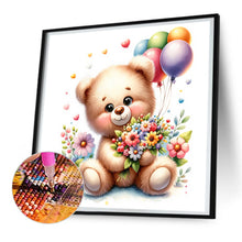 Load image into Gallery viewer, Diamond Painting - Full Round - birthday bear (30*30CM)
