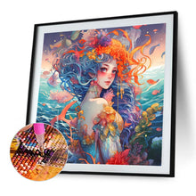Load image into Gallery viewer, AB Diamond Painting - Full Round - Mermaid girl (40*40CM)
