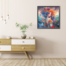 Load image into Gallery viewer, AB Diamond Painting - Full Round - Mermaid girl (40*40CM)
