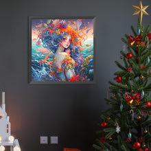 Load image into Gallery viewer, AB Diamond Painting - Full Round - Mermaid girl (40*40CM)
