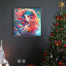 Load image into Gallery viewer, AB Diamond Painting - Full Round - Mermaid girl (40*40CM)
