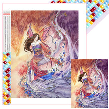 Load image into Gallery viewer, Diamond Painting - Full Square - butterfly fairy (30*40CM)
