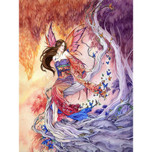 Load image into Gallery viewer, Diamond Painting - Full Square - butterfly fairy (30*40CM)

