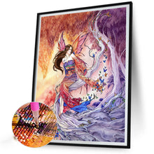 Load image into Gallery viewer, Diamond Painting - Full Square - butterfly fairy (30*40CM)
