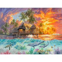 Load image into Gallery viewer, Diamond Painting - Full Square - Tropical seaside (40*30CM)
