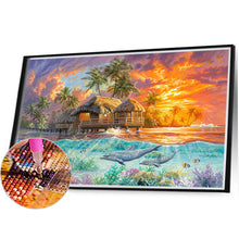 Load image into Gallery viewer, Diamond Painting - Full Square - Tropical seaside (40*30CM)
