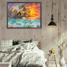 Load image into Gallery viewer, Diamond Painting - Full Square - Tropical seaside (40*30CM)
