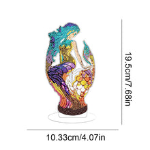 Load image into Gallery viewer, Lion Diamond Painting Desktop Ornaments Kit with Light for Office Desktop Decor
