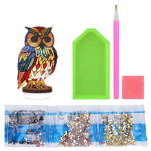 Load image into Gallery viewer, Lion Diamond Painting Desktop Ornaments Kit with Light for Office Desktop Decor
