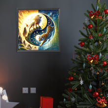 Load image into Gallery viewer, Diamond Painting - Full Round - Yin Yang diagram lion and tiger (40*40CM)
