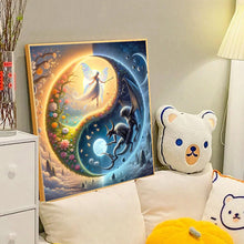 Load image into Gallery viewer, Diamond Painting - Full Round - Yin Yang Diagram Elves and Monsters (40*40CM)
