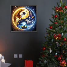 Load image into Gallery viewer, Diamond Painting - Full Round - Yin Yang diagram eagle and unicorn (40*40CM)
