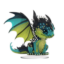 Load image into Gallery viewer, Elf Pterodactyl Diamond Painting Tabletop Ornament Kit for Office Desktop Decor
