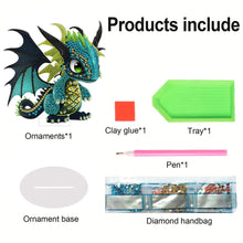 Load image into Gallery viewer, Elf Pterodactyl Diamond Painting Tabletop Ornament Kit for Office Desktop Decor

