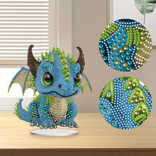 Load image into Gallery viewer, Elf Pterodactyl Diamond Painting Tabletop Ornament Kit for Office Desktop Decor
