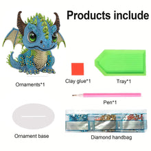 Load image into Gallery viewer, Elf Pterodactyl Diamond Painting Tabletop Ornament Kit for Office Desktop Decor
