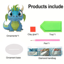 Load image into Gallery viewer, Elf Pterodactyl Diamond Painting Tabletop Ornament Kit for Office Desktop Decor
