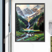 Load image into Gallery viewer, Diamond Painting - Full Square - mountain stream (50*60CM)
