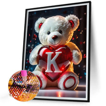 Load image into Gallery viewer, Diamond Painting - Full Square - 26 Letters Care Bear-K (30*40CM)
