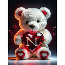 Load image into Gallery viewer, Diamond Painting - Full Square - 26 letter care bear-N (30*40CM)
