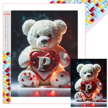 Load image into Gallery viewer, Diamond Painting - Full Square - 26 letter care bear-P (30*40CM)
